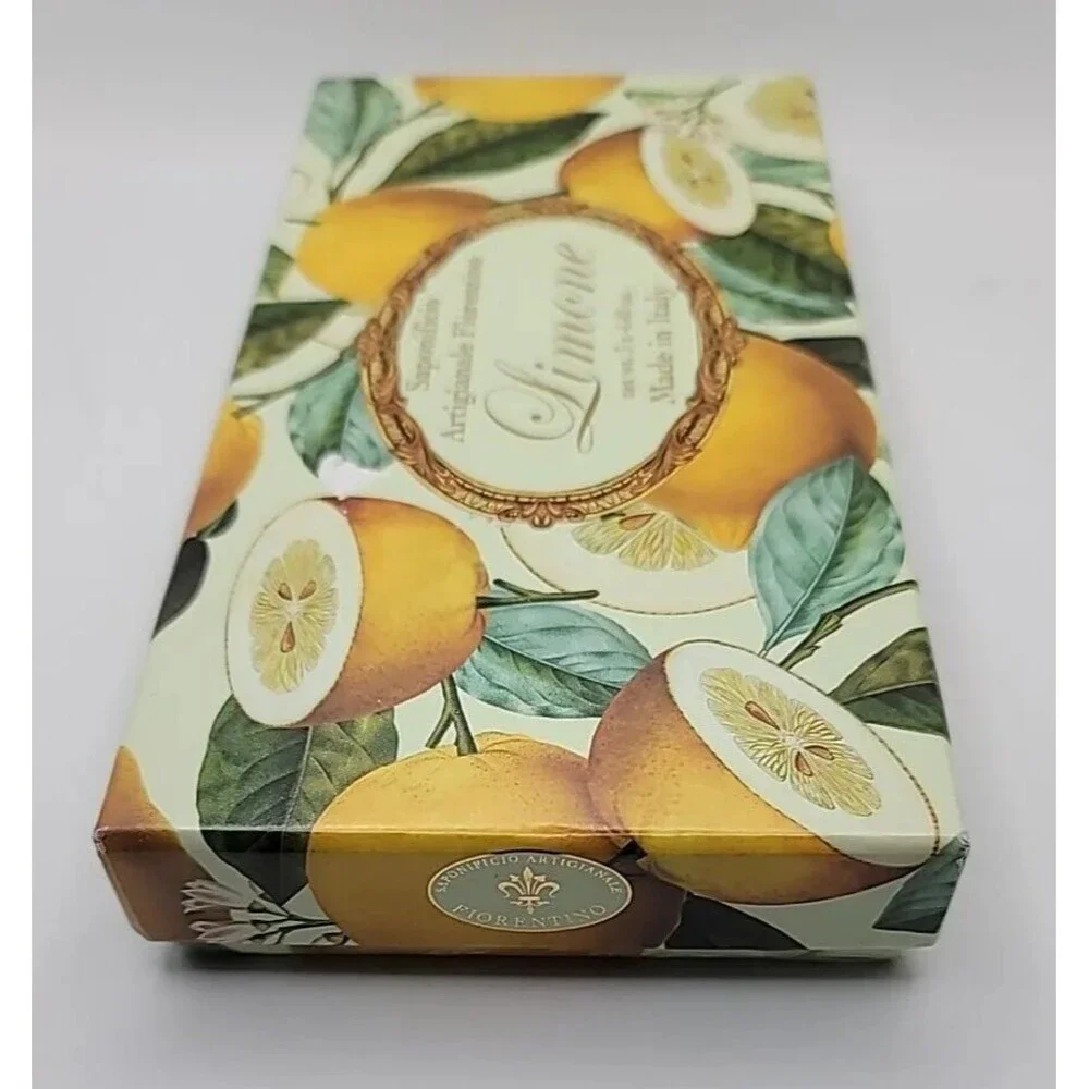 Saponificio Artigianale Fiorentino Lemon Scented Soaps (3) SEALED